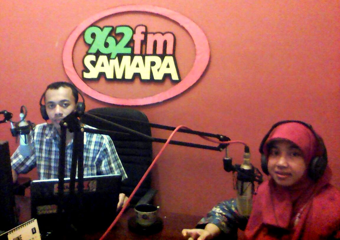 On-Air Perdana di Radio Samara 96.2 FM Tulungagung